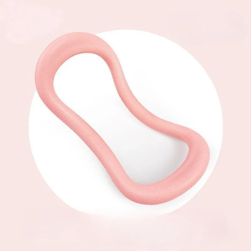 Set of 2 Yoga Rings for Leg, Calves, Calf Pilates, Fitness Circle Equipment for Women, Resistance Stretch Circles Tool with Massage Points, Home Exercise Workout Training Support Sport